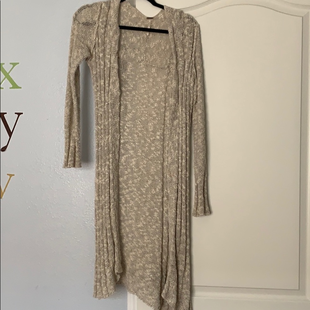 Free people long cardigan